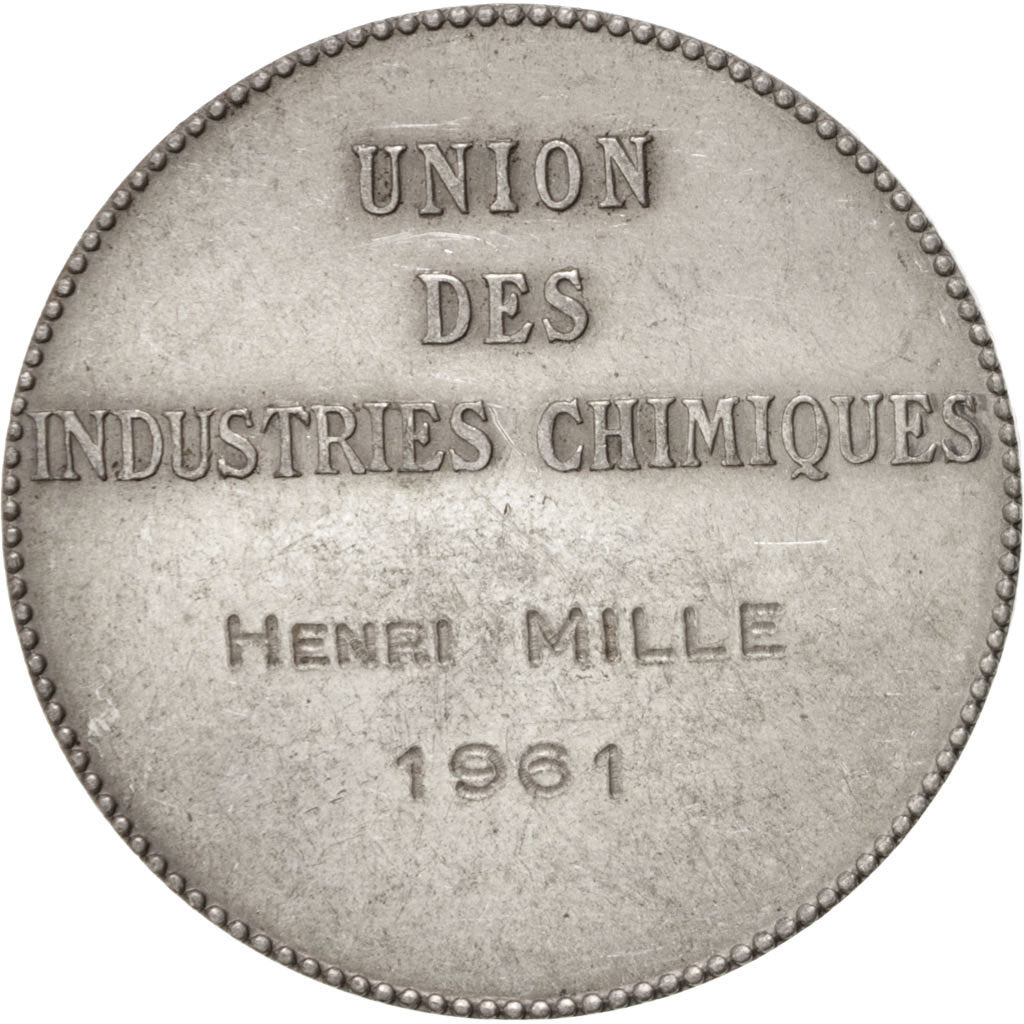 Frankrijk, Medal, French Fifth Republic, Business & industry, ZF, Zilver