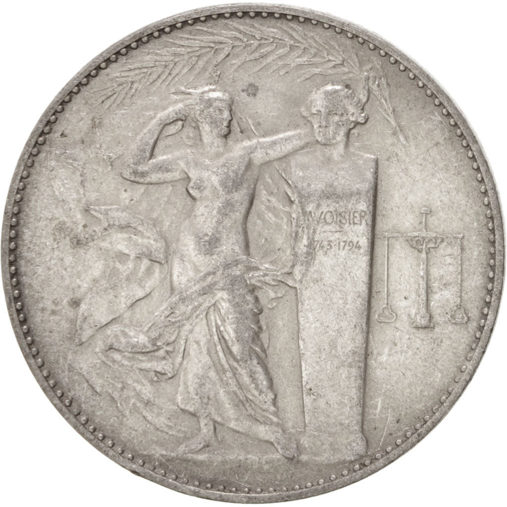 Francia, Medal, French Fourth Republic, Business & industry, MBC, Plata