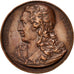 Francia, Medal, Louis XVIII, Arts & Culture, 1822, Petit, MBC+, Bronce