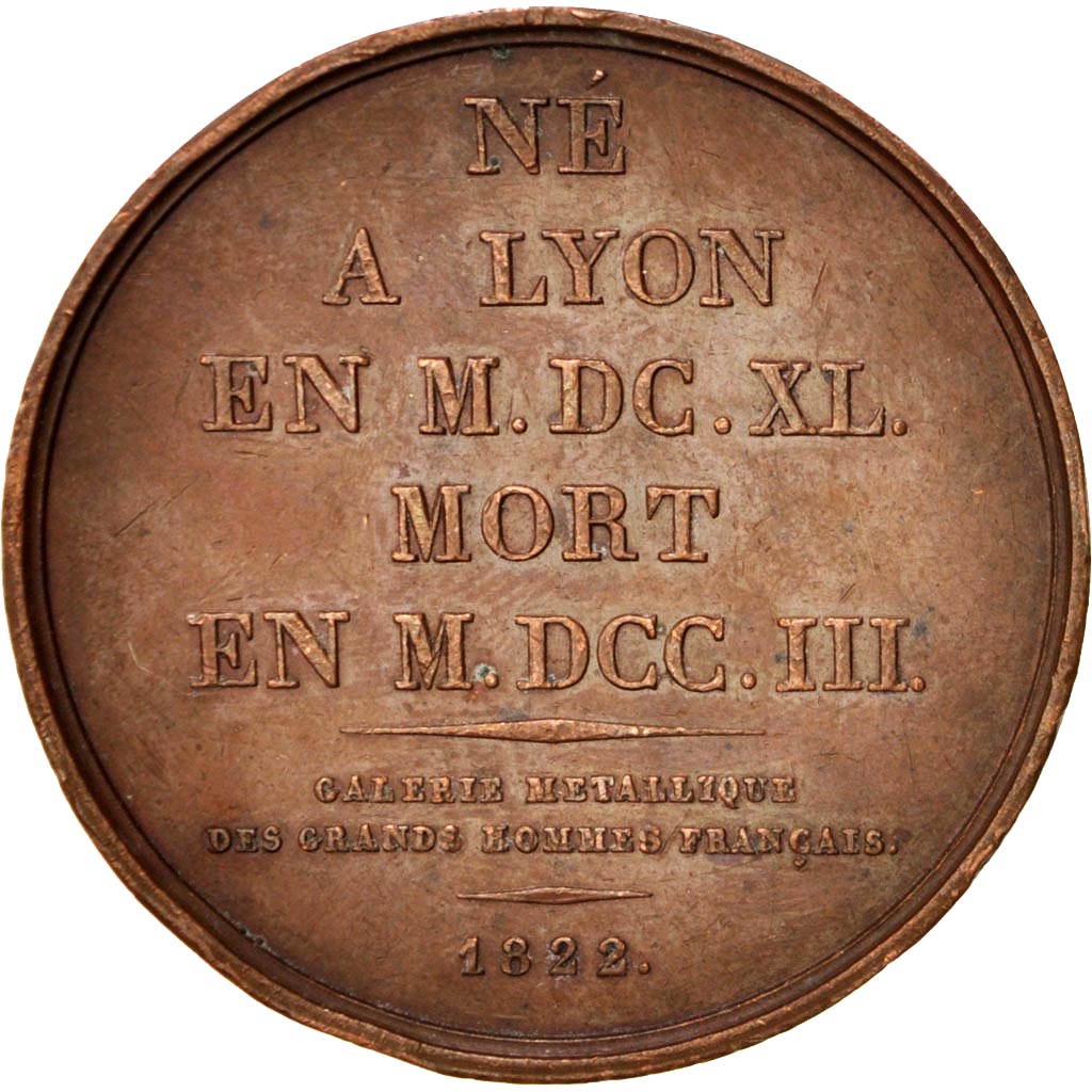 Francia, Medal, Louis XVIII, Arts & Culture, 1822, Petit, MBC+, Bronce