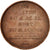 Francia, Medal, Louis XVIII, Arts & Culture, 1822, Petit, MBC+, Bronce