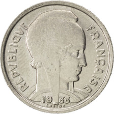 FRANCE, Bazor, 5 Francs, 1933, Paris, KM #887, AU(50-53), Nickel, 23.7, Gadoury.