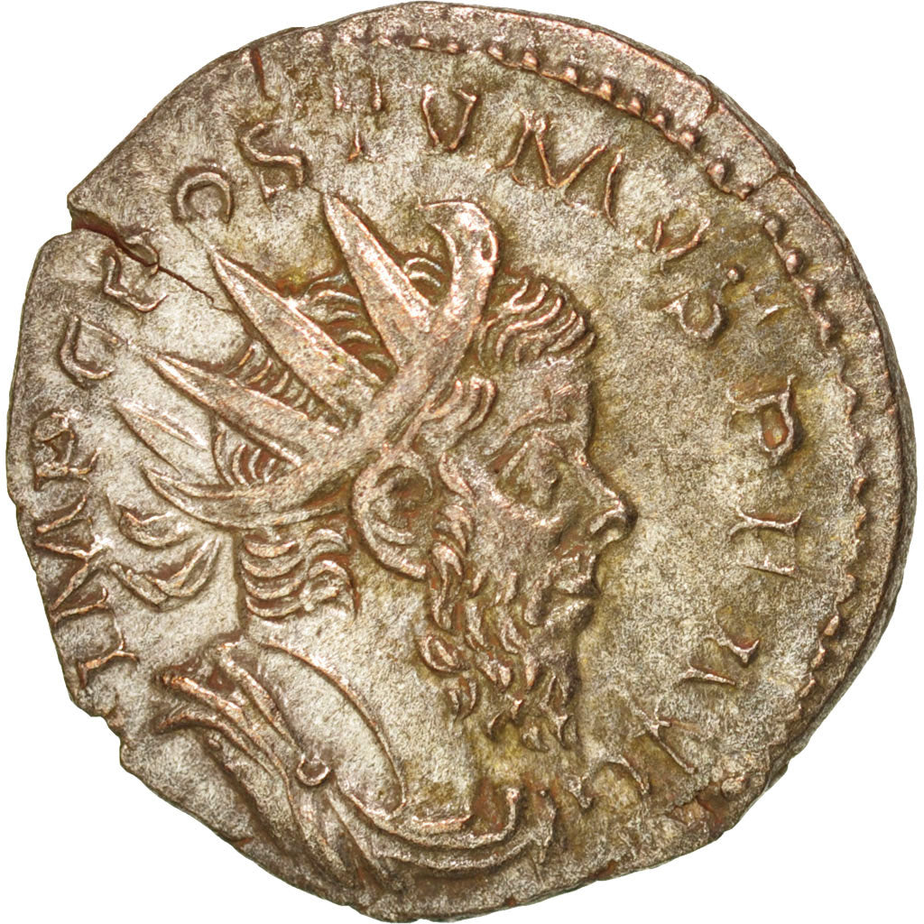 Coin, Postumus, Antoninianus, AU(55-58), Billon, RIC:57