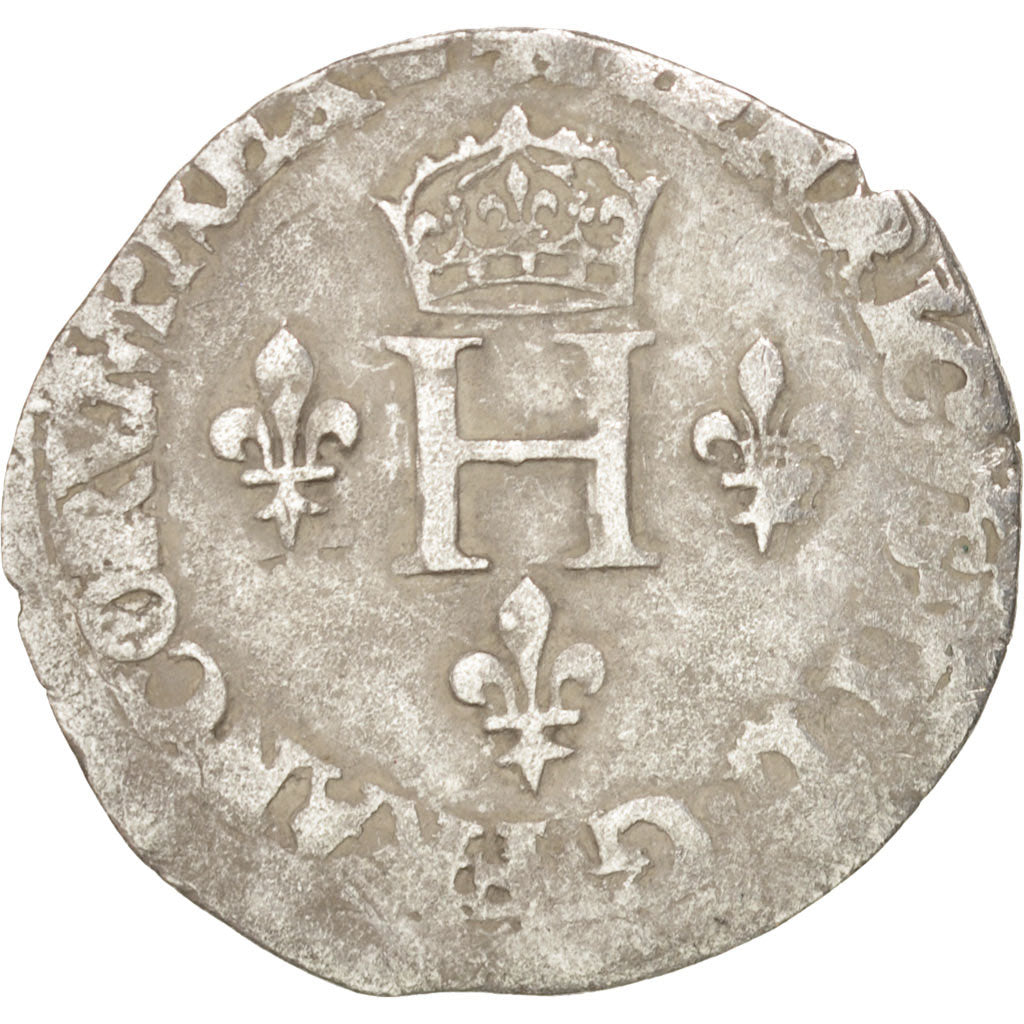 Münze, Frankreich, Demi Gros de Nesle, 1551, Paris, S+, Silber, Sombart:4458