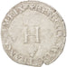 Coin, France, Demi Gros de Nesle, 1551, Paris, VF(30-35), Silver, Sombart:4458