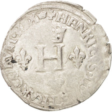 Munten, Frankrijk, Demi Gros de Nesle, 1551, Paris, ZF, Zilver, Sombart:4458
