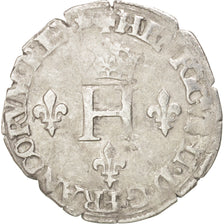 Coin, France, Demi Gros de Nesle, 1551, Paris, VF(20-25), Silver, Sombart:4458