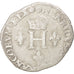 Coin, France, Demi Gros de Nesle, 1551, Paris, VF(20-25), Silver, Sombart:4458