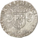 Munten, Frankrijk, Douzain aux croissants, 1552, Rennes, ZF, Billon