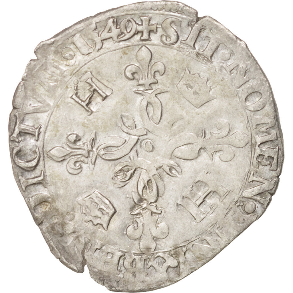 Henry II (1547-1559), Douzain aux croissants, 1549, Rouen, Duplessy 997