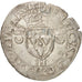 Münze, Frankreich, Douzain aux croissants, 1551, La Rochelle, SS+, Billon