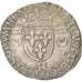 Monnaie, France, Douzain aux croissants, 1551, La Rochelle, TTB+, Billon