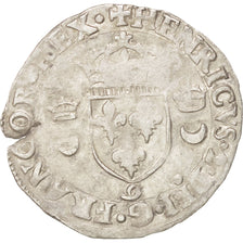 Coin, France, Douzain aux croissants, 1550, Rennes, EF(40-45), Billon
