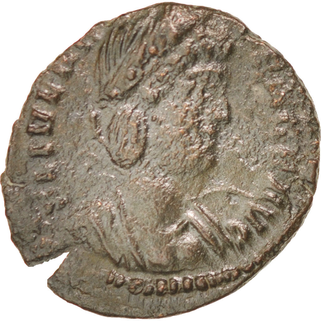 Coin, Nummus, EF(40-45), Copper, RIC:33