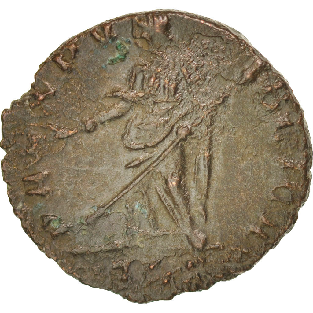 Coin, Nummus, EF(40-45), Copper, RIC:33