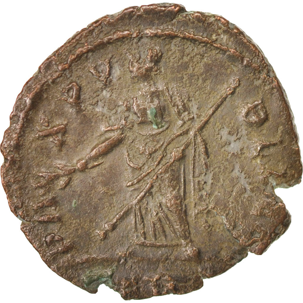 Coin, Helena, Nummus, Trier, AU(50-53), Copper, RIC:33