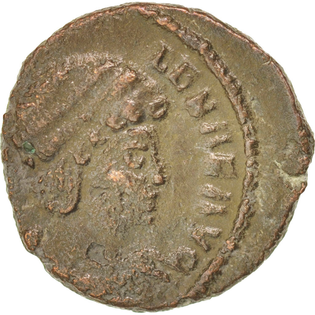Coin, Helena, Nummus, Trier, AU(50-53), Copper, RIC:33