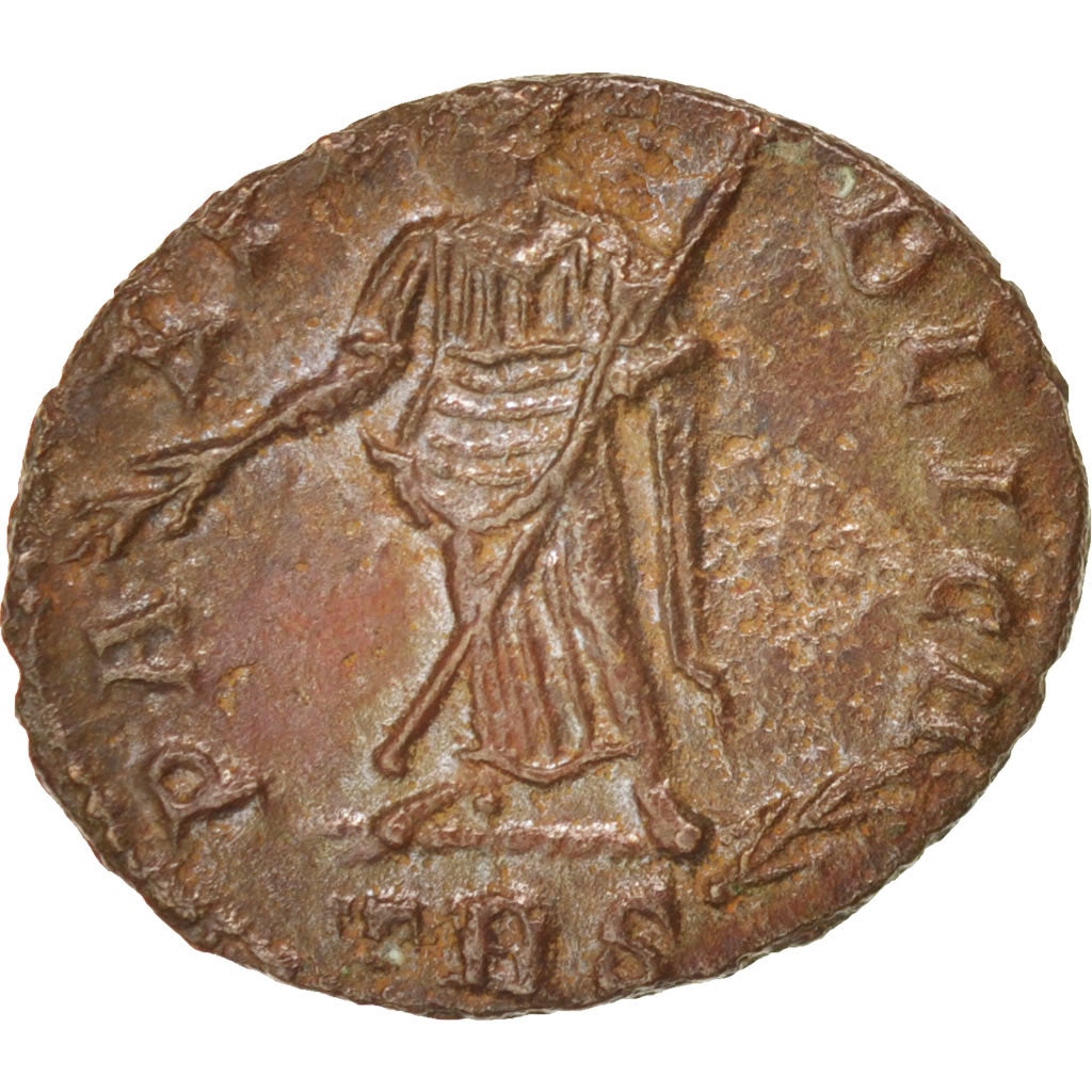Coin, Helena, Nummus, Trier, AU(50-53), Copper, RIC:33