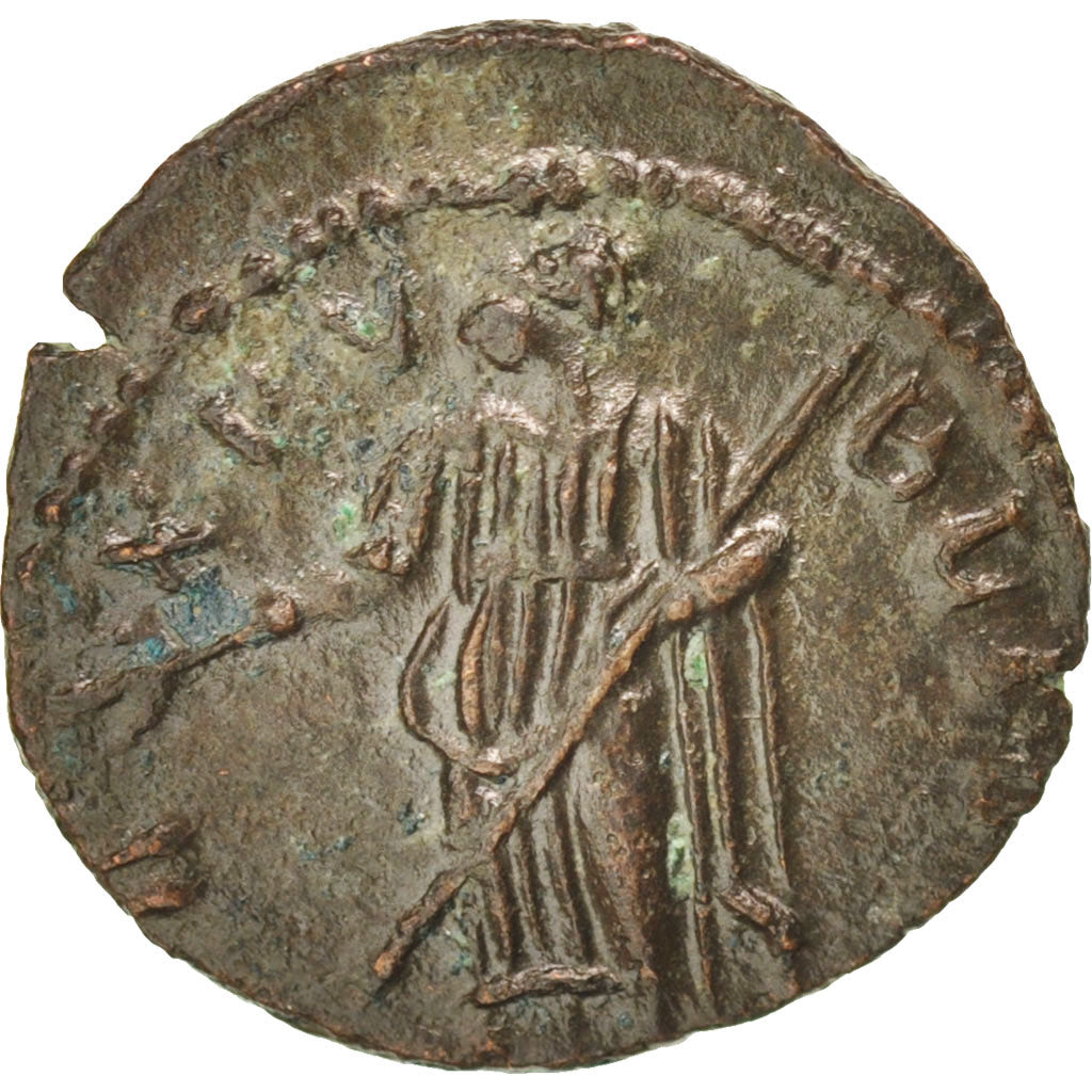 Coin, Helena, Nummus, Trier, AU(50-53), Copper, RIC:33