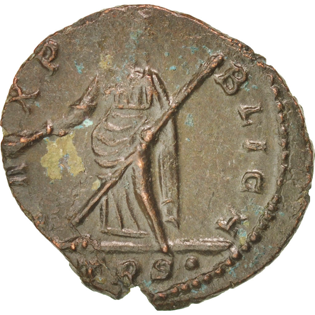 Coin, Helena, Nummus, Trier, AU(55-58), Copper, RIC:33