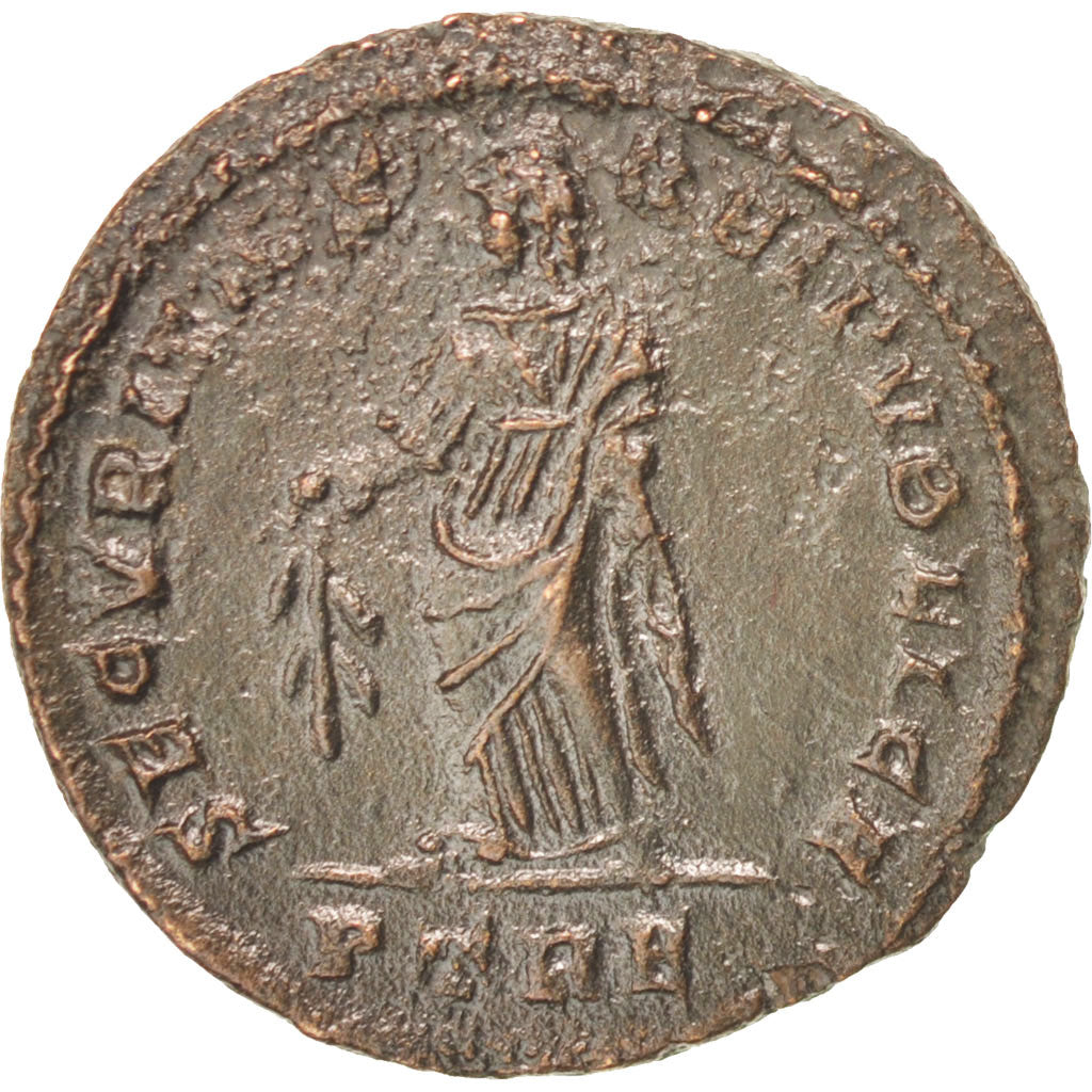 Coin, Nummus, Trier, AU(55-58), Copper, RIC:291