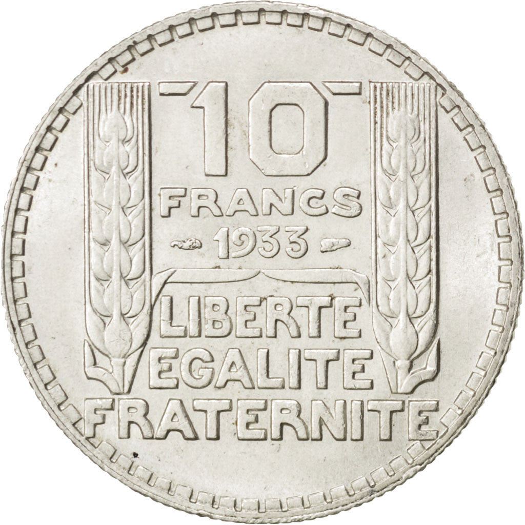 Coin, France, Turin, 10 Francs, 1933, MS(63), Silver, KM:878, Gadoury:801