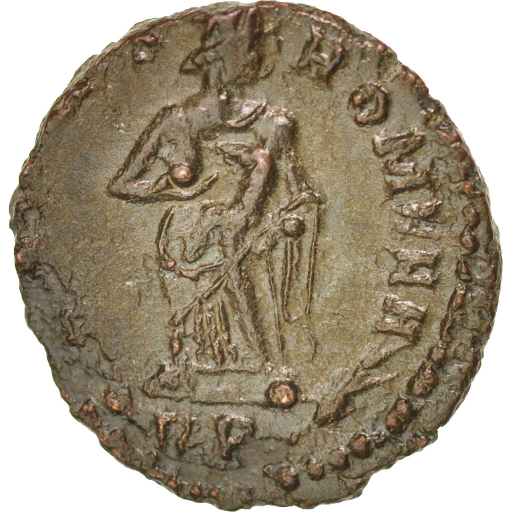 Munten, Theodora, Nummus, Trier, ZF, Koper, RIC:65
