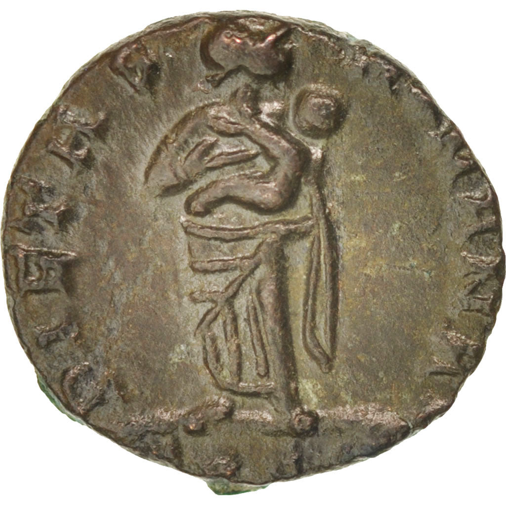 Coin, Theodora, Nummus, Trier, EF(40-45), Copper, RIC:56