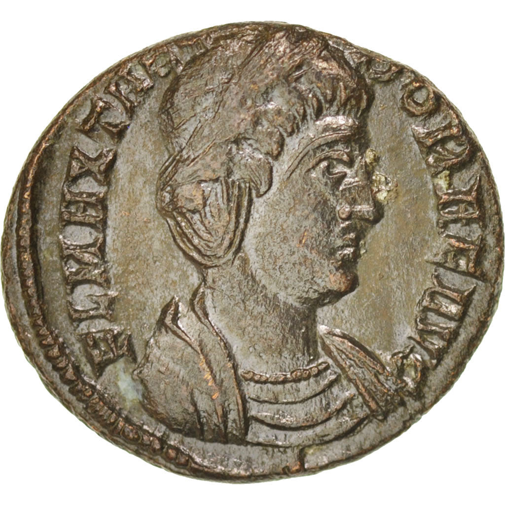 Coin, Theodora, Nummus, Trier, AU(50-53), Copper, RIC:56