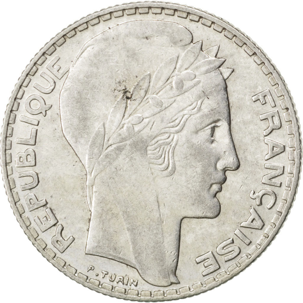 IIIème République, 10 Francs Turin, 1938, KM 878 