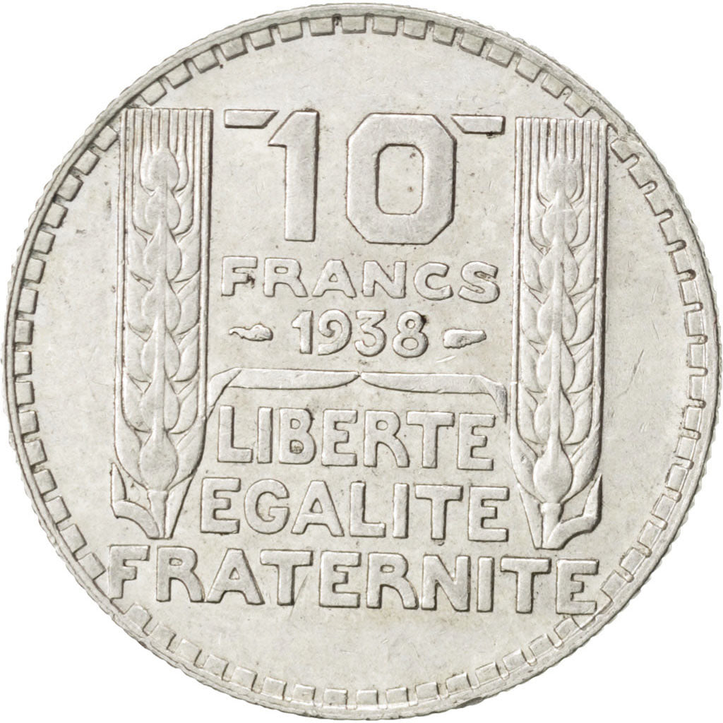 IIIème République, 10 Francs Turin, 1938, KM 878 