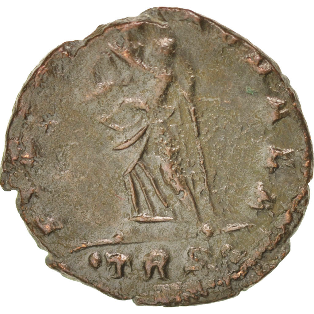 Coin, Theodora, Nummus, Trier, AU(50-53), Copper, RIC:56