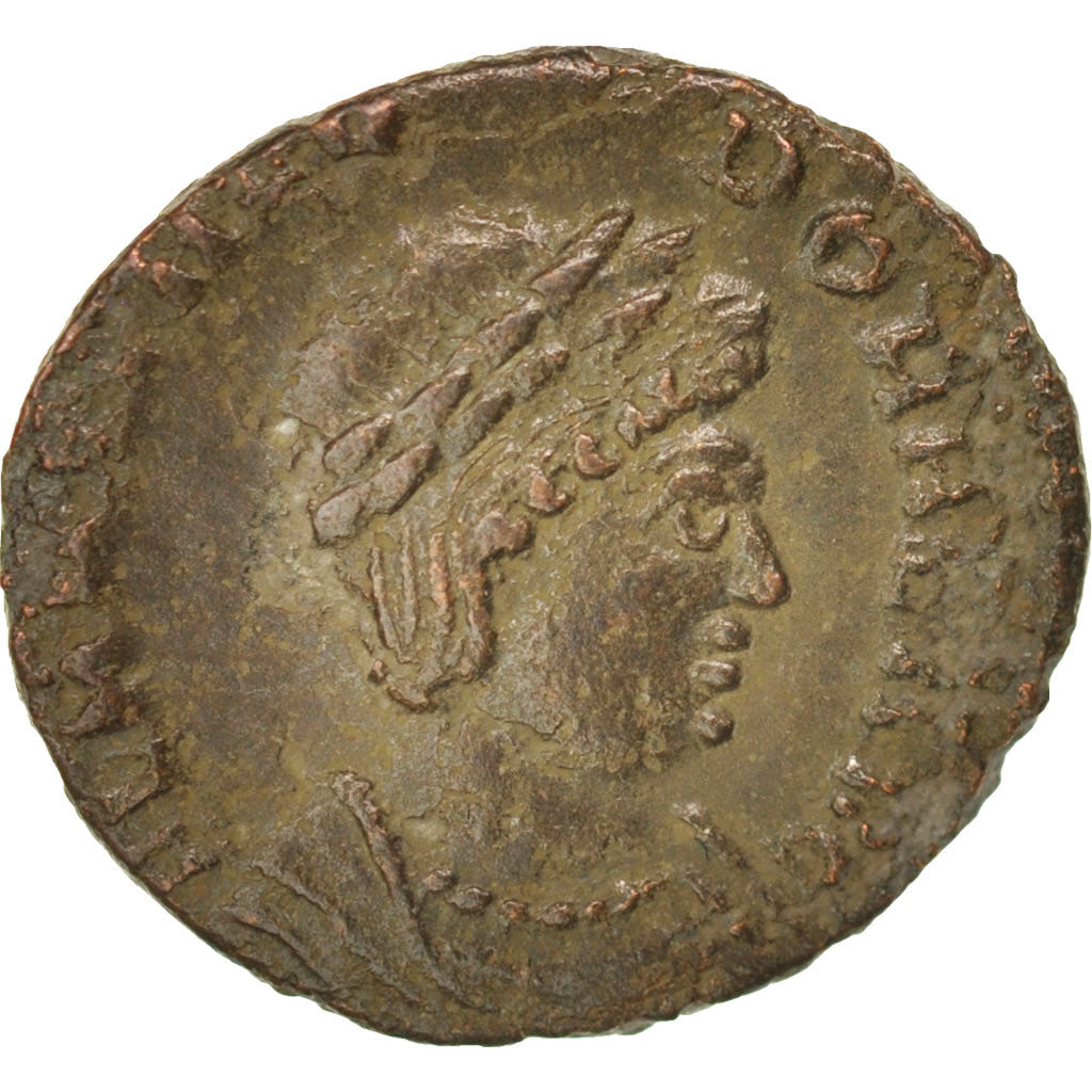 Coin, Theodora, Nummus, Trier, AU(50-53), Copper, RIC:56