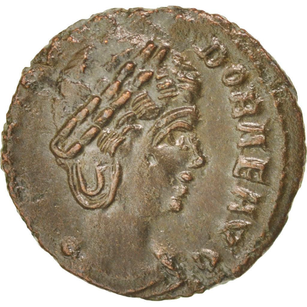Coin, Theodora, Nummus, Trier, AU(50-53), Copper, RIC:56