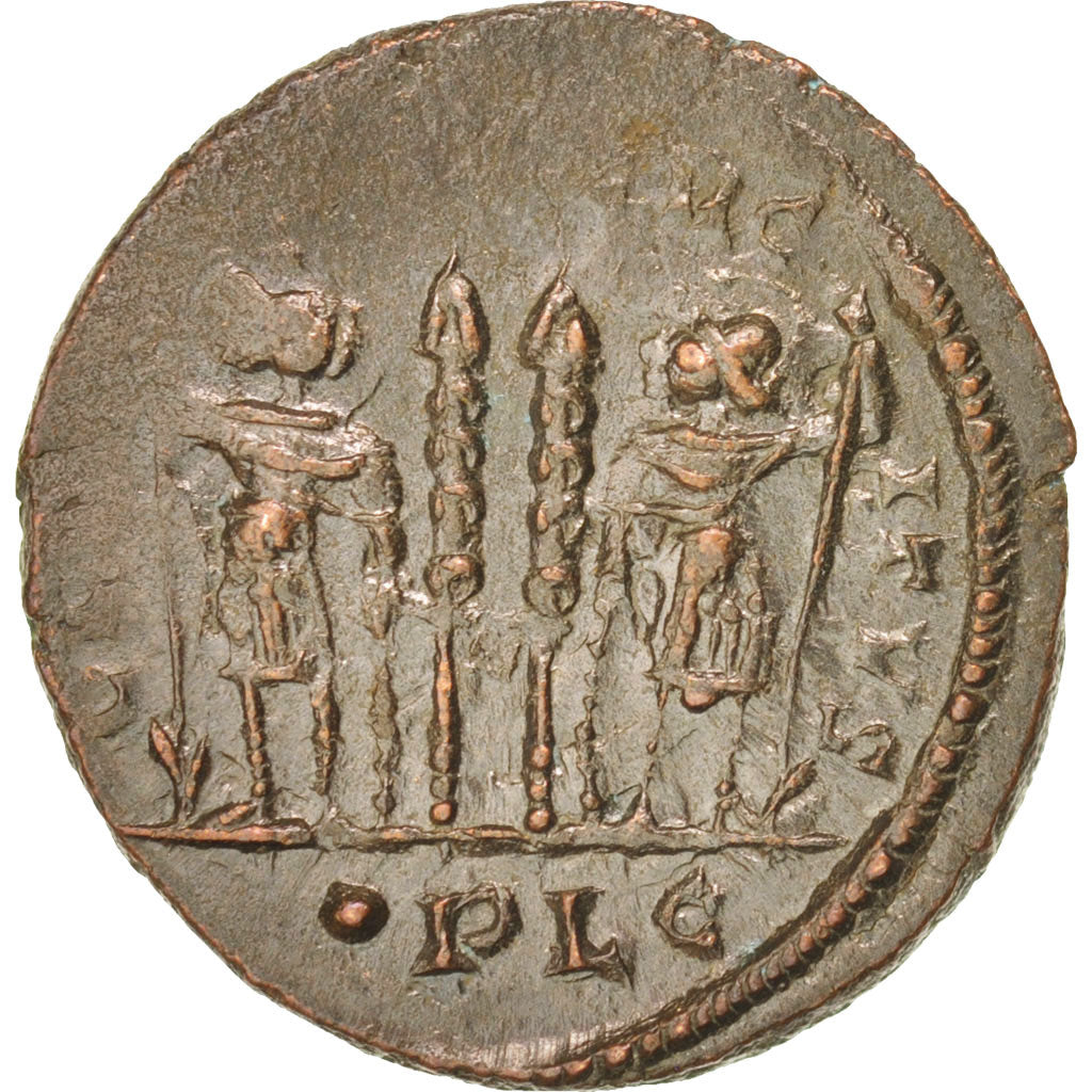 Munten, Constantijn II, Nummus, Lyons, ZF+, Koper, RIC:254