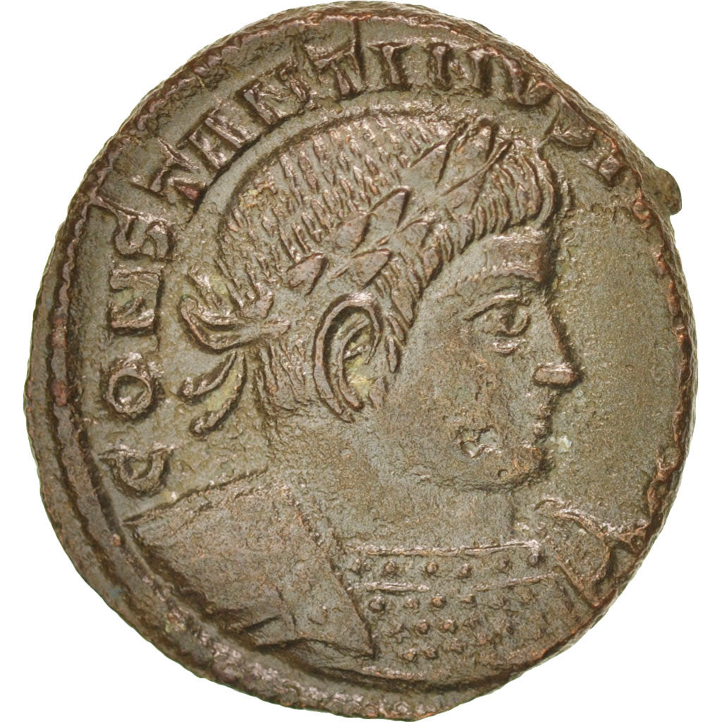 Moneta, Constantine II, Nummus, Lyons, BB+, Rame, RIC:254