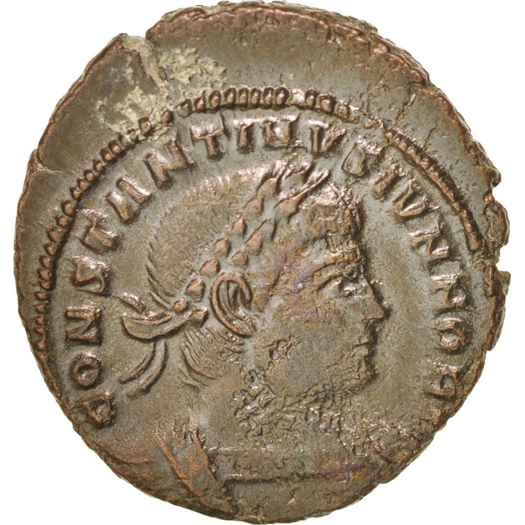 Monnaie, Constantin II, Nummus, Trèves, TTB, Cuivre, RIC:254