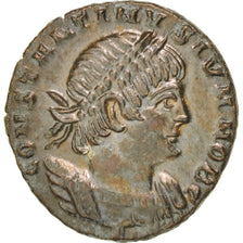 Coin, Constantine II, Nummus, Trier, AU(50-53), Copper, RIC:254