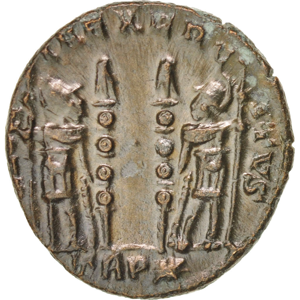 Coin, Constantine II, Nummus, Trier, AU(50-53), Copper, RIC:254