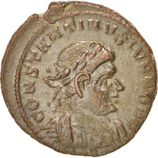 Coin, Constantine II, Nummus, Trier, AU(50-53), Copper, RIC:254