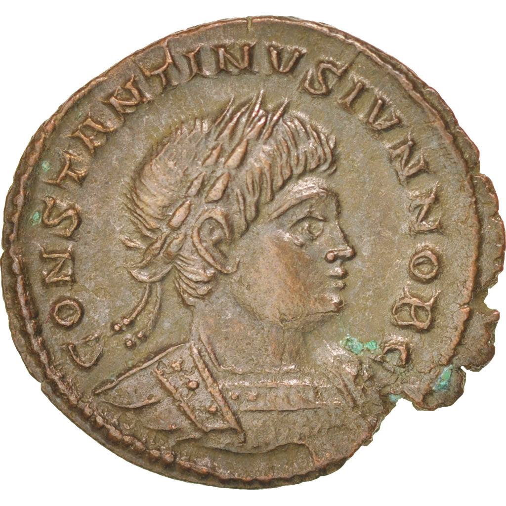 Munten, Constantijn II, Nummus, Trier, ZF+, Koper, RIC:254