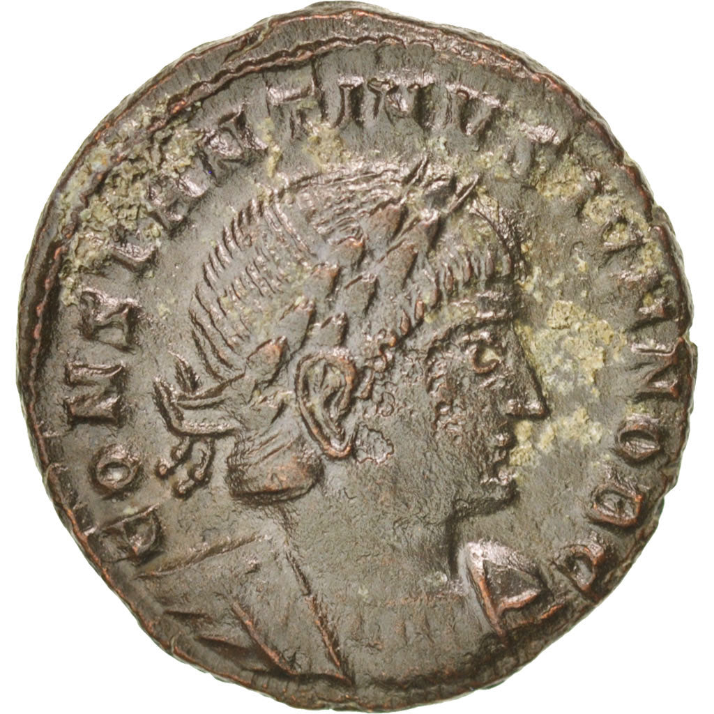 Coin, Constantine II, Nummus, Trier, AU(50-53), Copper, RIC:254