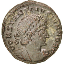 Coin, Constantine II, Nummus, Trier, AU(50-53), Copper, RIC:254