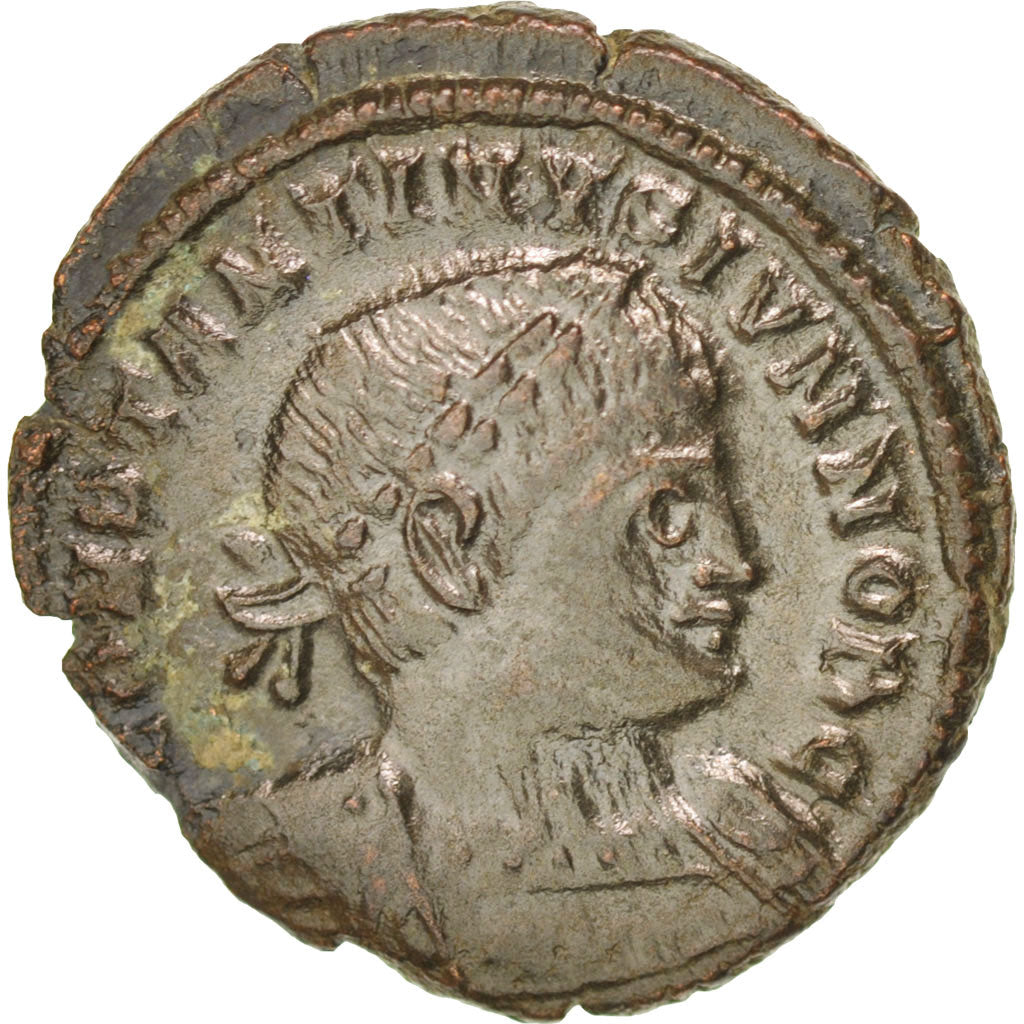 Coin, Constantine II, Nummus, Trier, AU(50-53), Copper, RIC:254