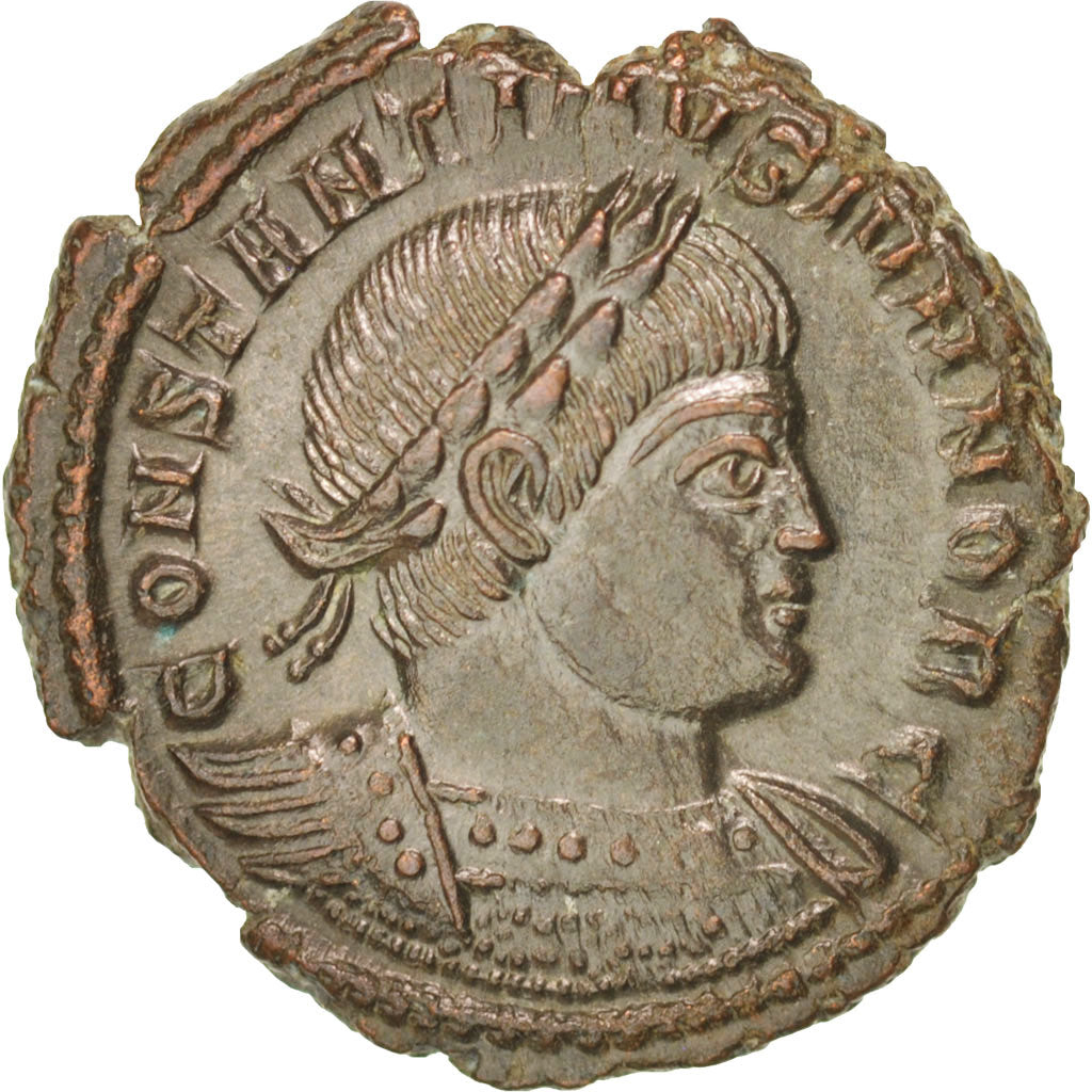 Monnaie, Constantin II, Nummus, Trèves, TTB+, Cuivre, RIC:254