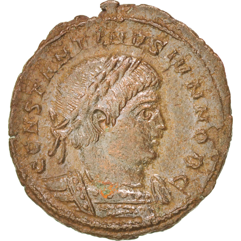 Moneta, Constantine II, Nummus, Trier, BB+, Rame, RIC:254