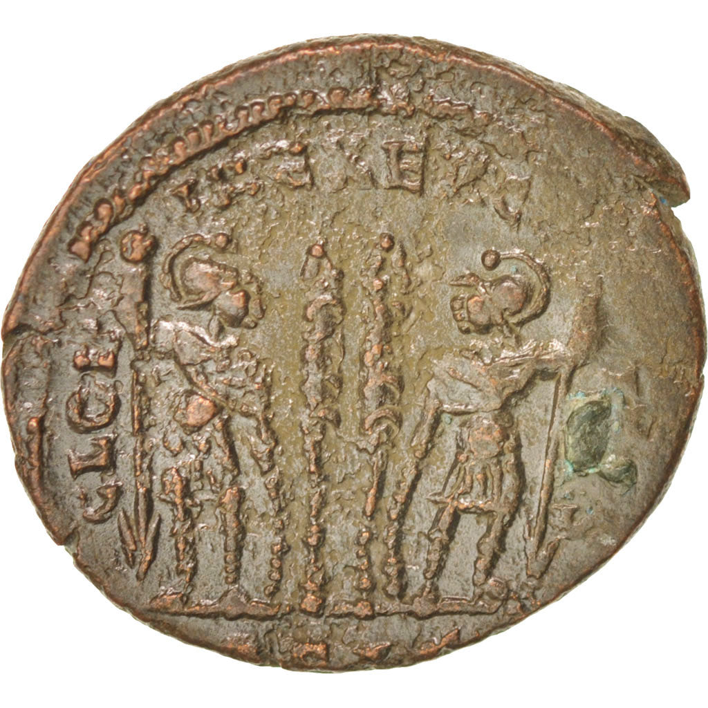 Moneta, Constantine II, Nummus, Trier, BB+, Rame, RIC:254