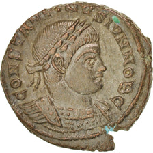Coin, Constantine II, Nummus, Trier, AU(50-53), Copper, RIC:254
