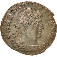Coin, Constantine II, Nummus, Trier, AU(50-53), Copper, RIC:254