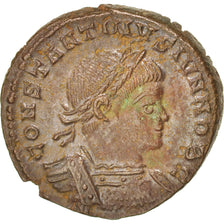 Coin, Constantine II, Nummus, Trier, AU(55-58), Copper, RIC:254